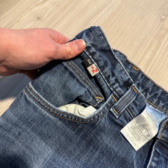 Men's Carhartt FR Flame Resistant Blue Denim Rugged Wear Work Jeans Sz 33 x 32 - Picture 2 of 6